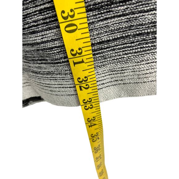 Parker Western Style Coat Black White Stripe Lambs Leather Trim and Sleeves XS - Picture 8 of 9